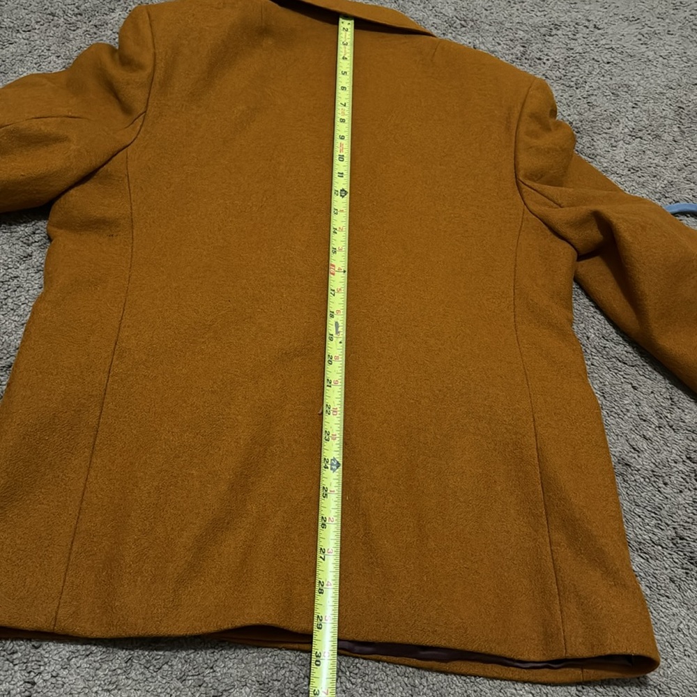 Men’s Vintage Jacket-Euro Sz 42-Wool Blend-Made in Yugoslavia-Rust Color - Picture 15 of 16